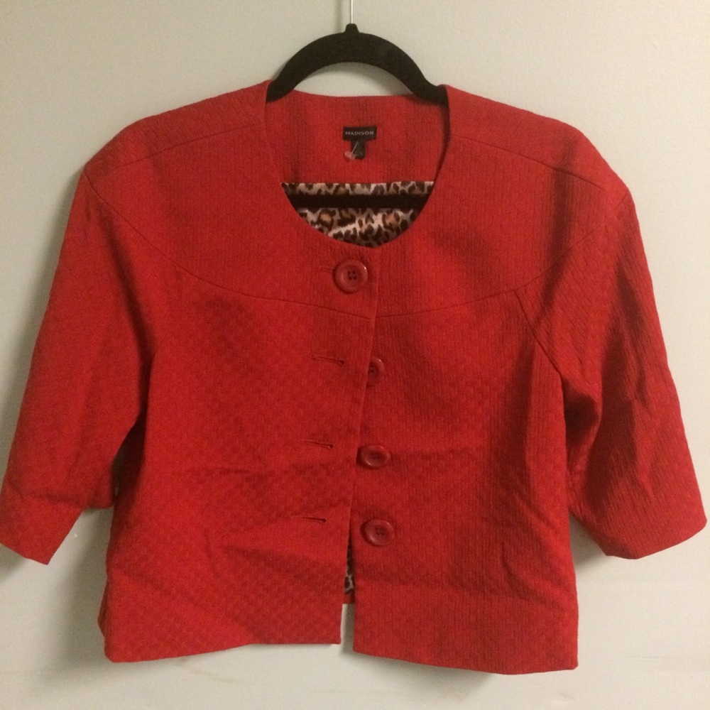 Madison red coat